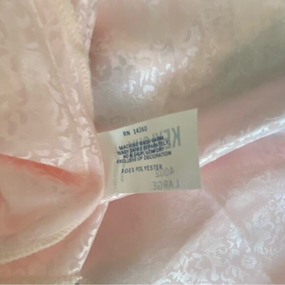 Vintage Keyloun Pink Ruffle Lace Set Tap Shorts and Top matching set - Picture 11 of 12